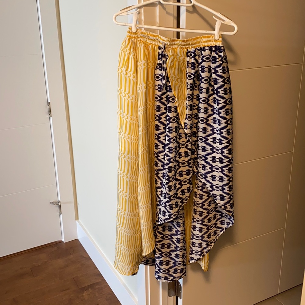 Anthropologie Silk Skirt